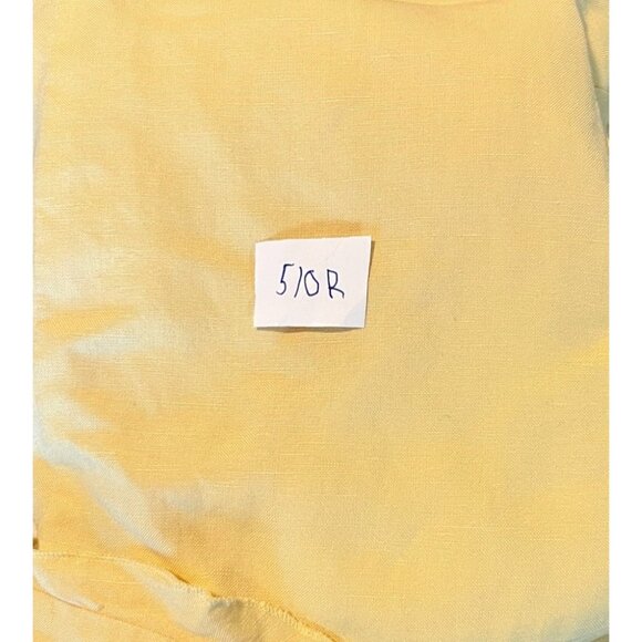 Le Suit Womens Petite Blazer Yellow Button-Front Short Jacket Top Sz 4 Petite - Picture 7 of 7